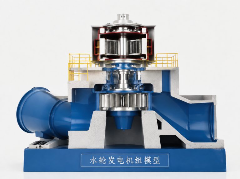 达州水轮发电机组剖视模型